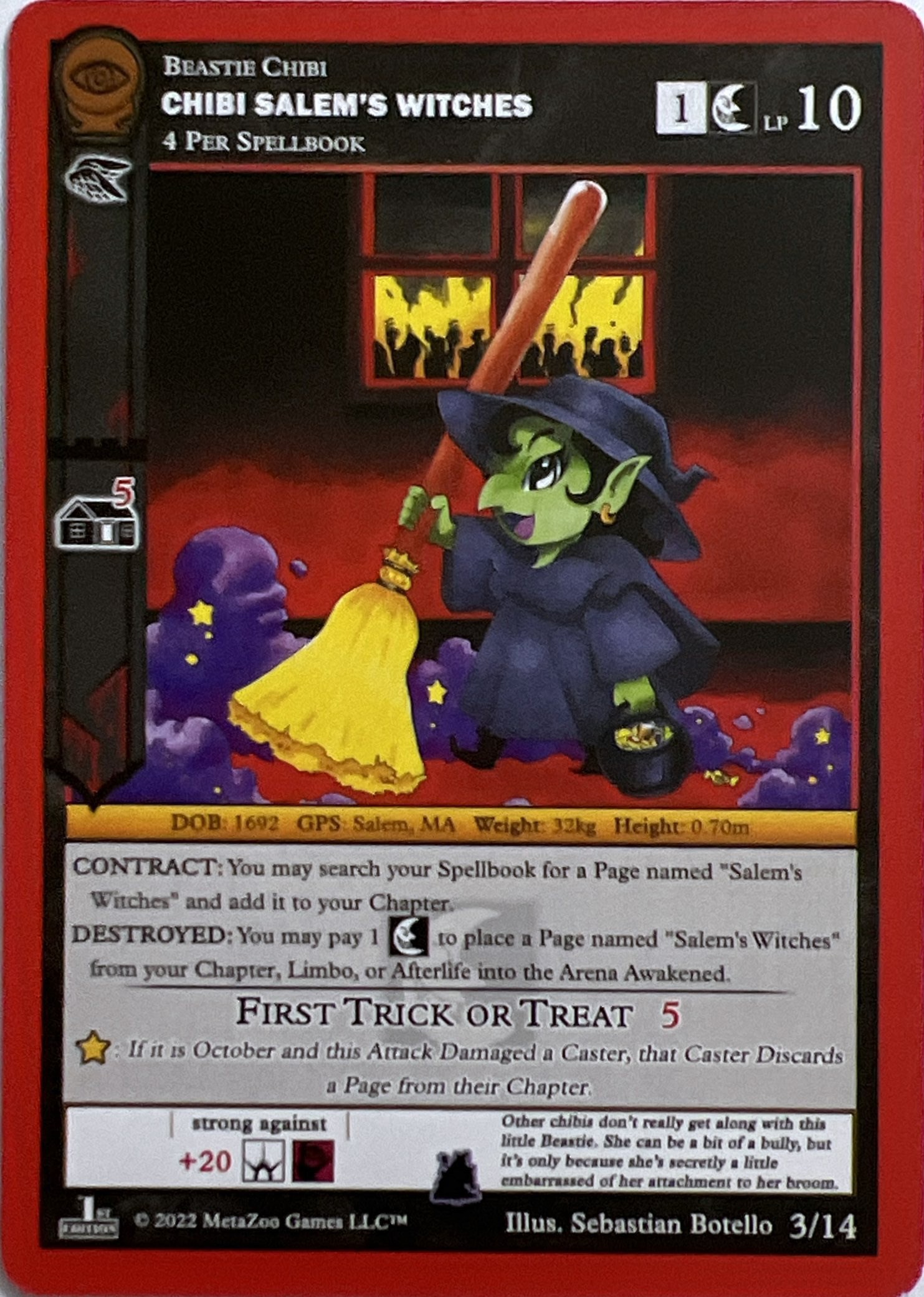 Chibi Salem's Witches - Seance: First Edition Release Event Deck