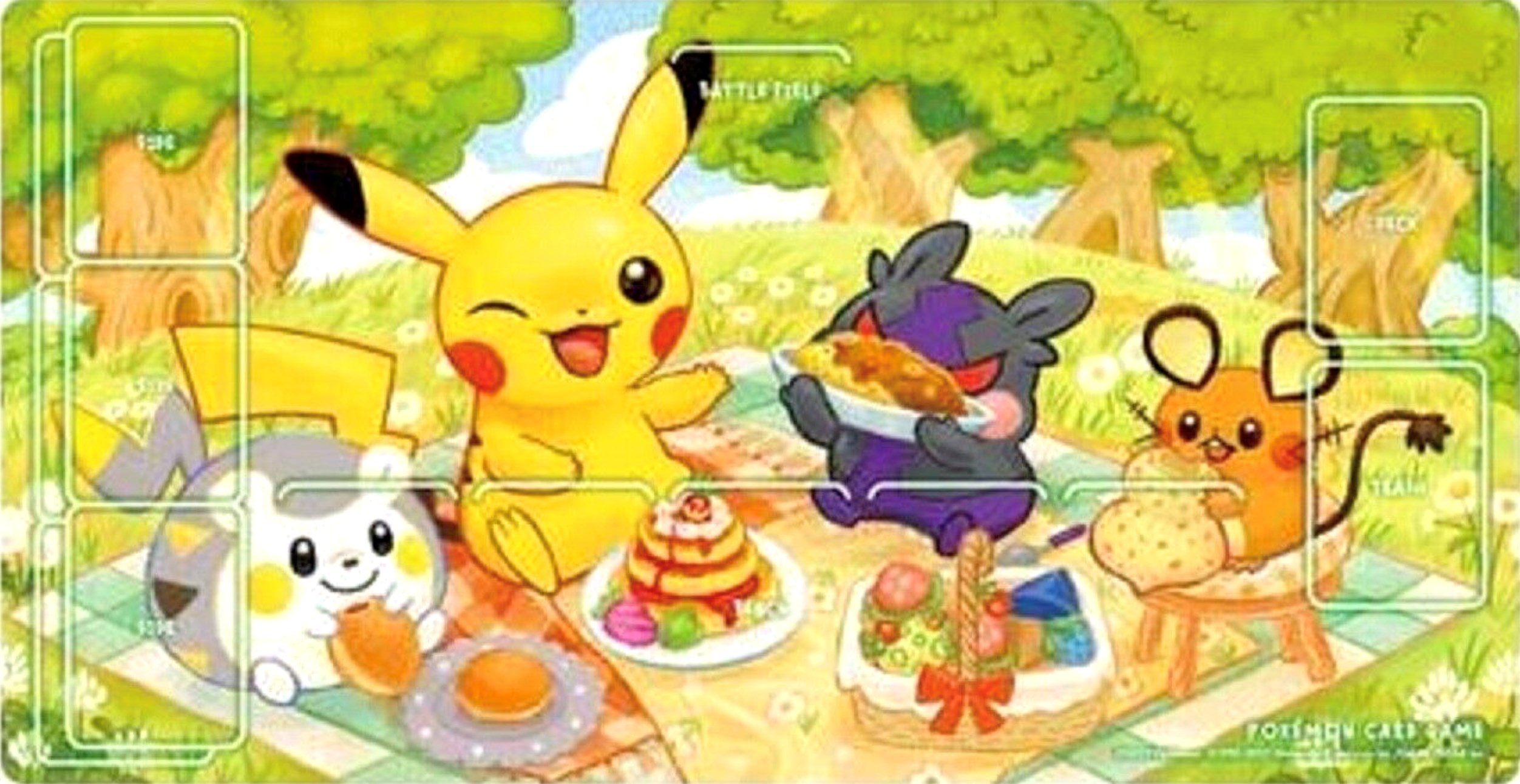 Pokemon TCG Pokemon Center Japan Exclusive Pikachu and Morpeko Playmat