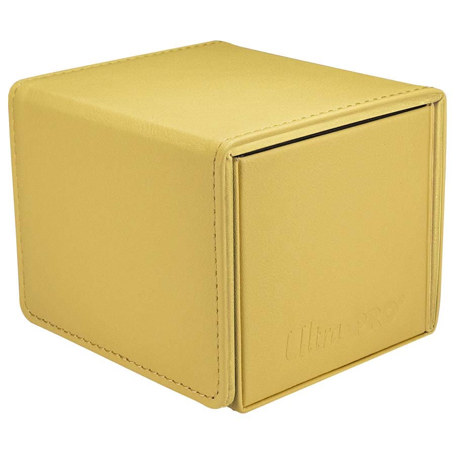 Vivid Alcove Edge Deck Box Yellow Ultra Pro Deck Boxes Deck Boxes