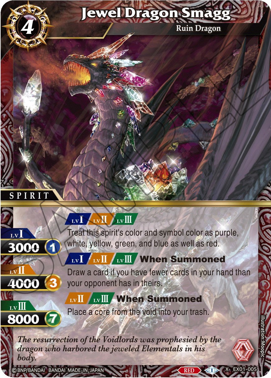 Jewel Dragon Smagg - Expansion Set 01: Elemental Spark - Battle Spirits Saga