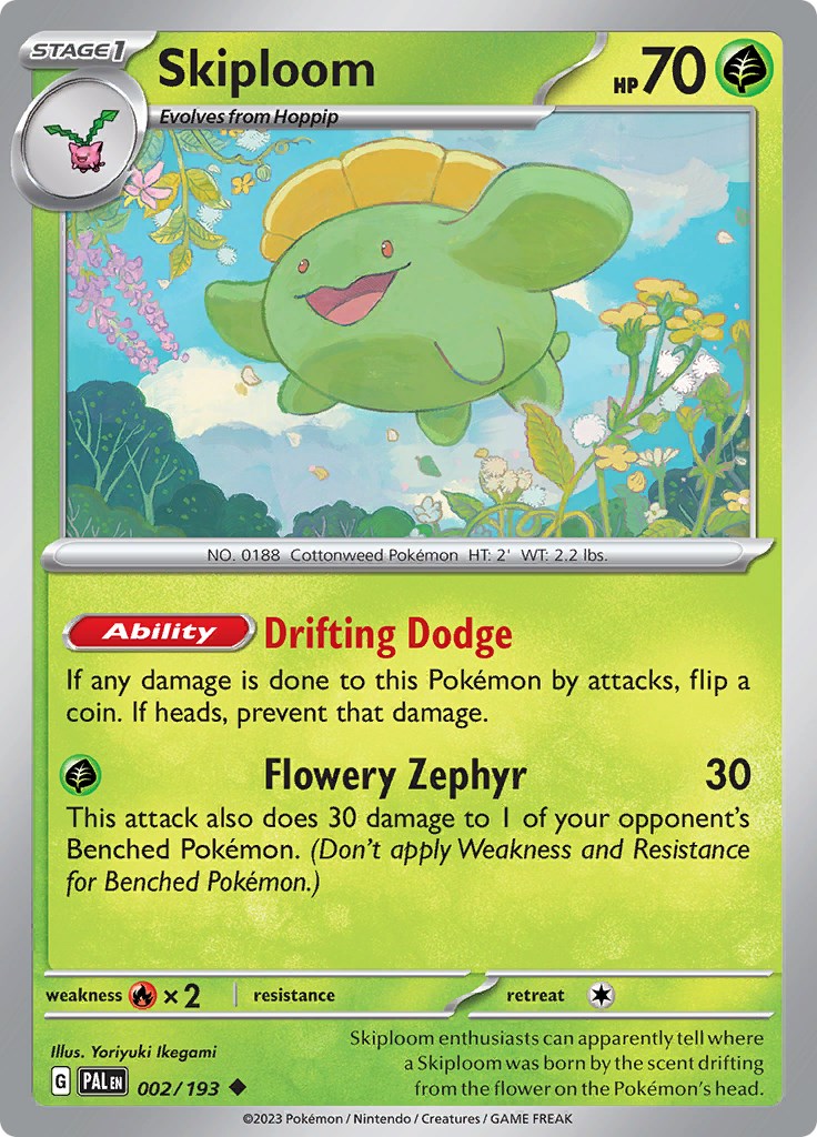 Skiploom card artwork