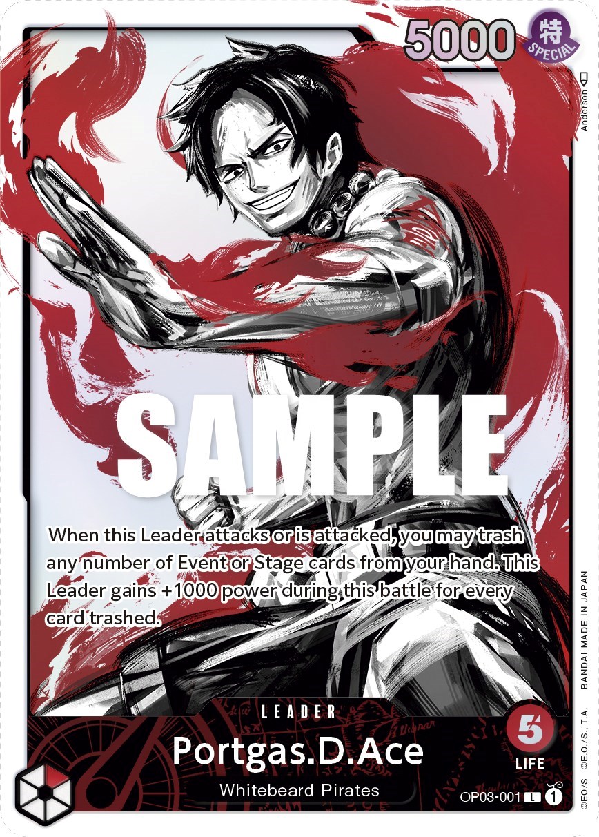 Portgas.D.Ace (Alternate Art) Pillars of Strength One Piece Card Game