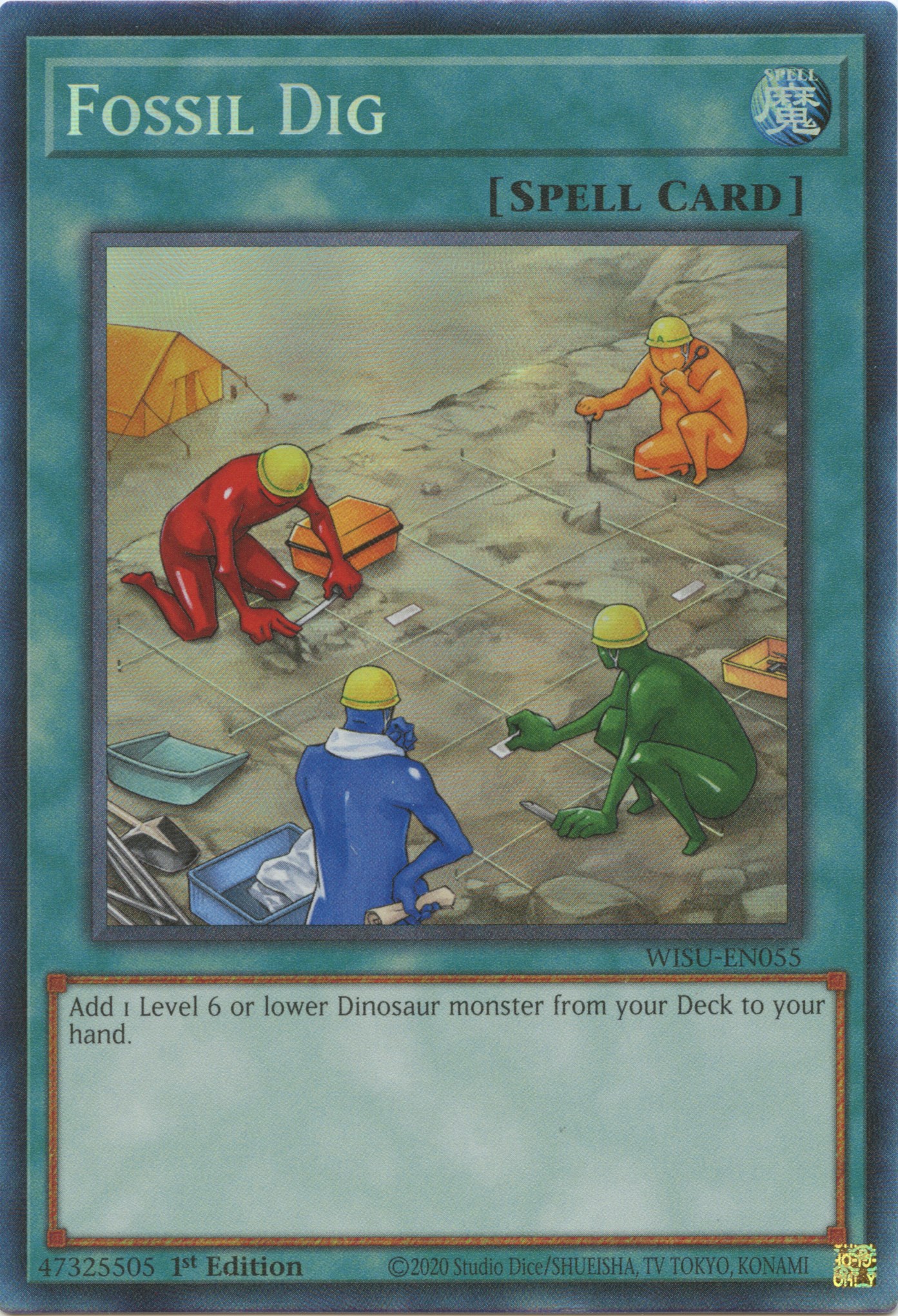 Fossil Dig (CR) Wild Survivors YuGiOh