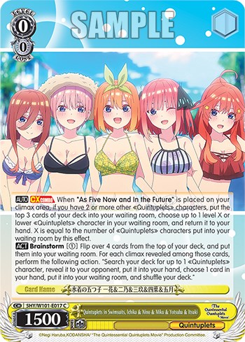 Quintuplets in Swimsuits, Ichika & Nino & Miku & Yotsuba & Itsuki - The