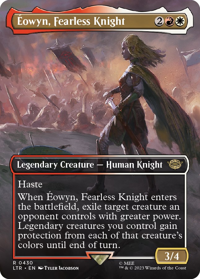 Eowyn, Fearless Knight (Borderless) - Universes Beyond: The Lord