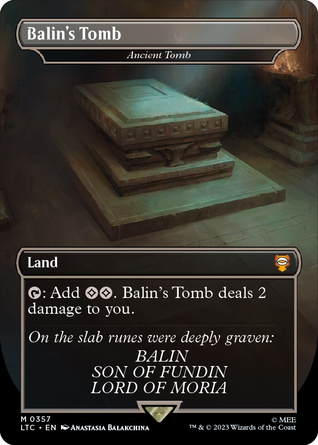 Balin's Tomb - Ancient Tomb - Commander: The Lord of the Rings 