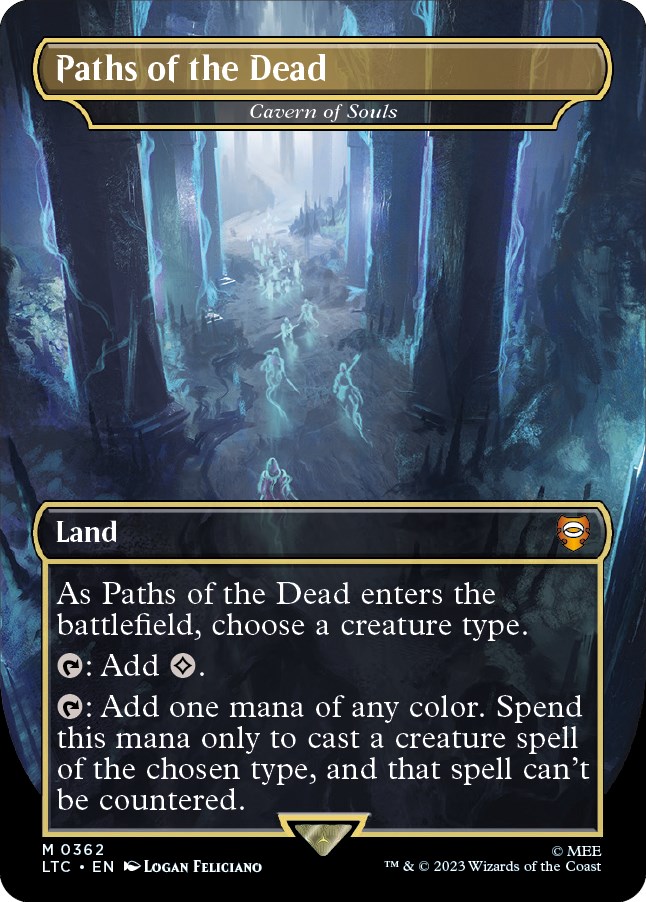 Paths of the Dead - Cavern of Souls - Commander: The Lord of the 