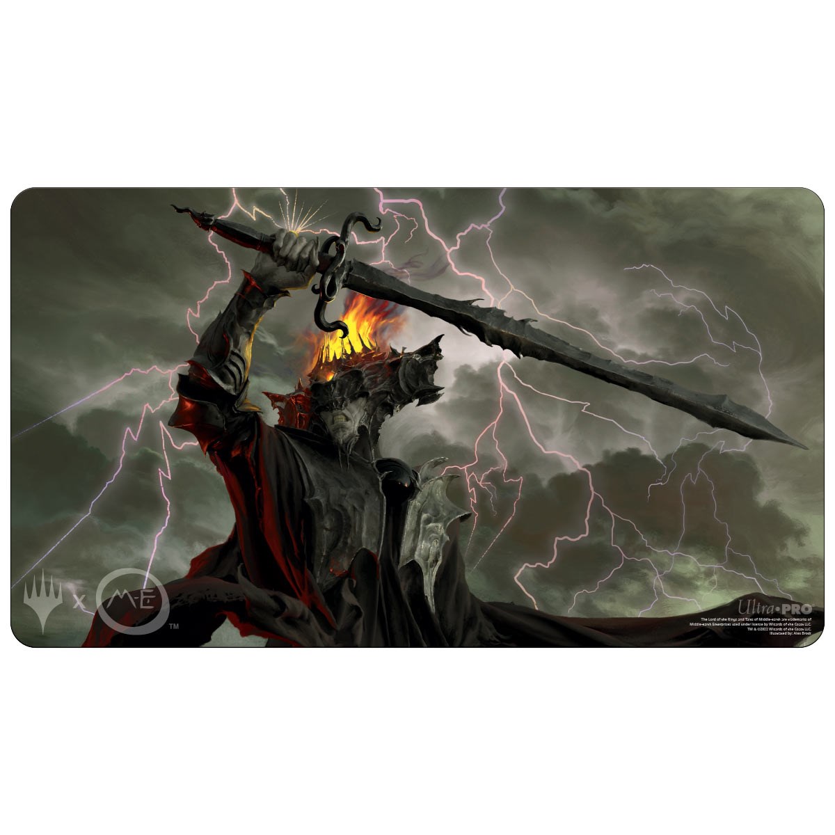 The Lord of the Rings Tales of Middleearth Sauron (V1) Standard Gaming Playmat for Magic The The Lord of the Rings Tales of Middleearth Sauron (V1) Standard Gaming Playmat for Magic The