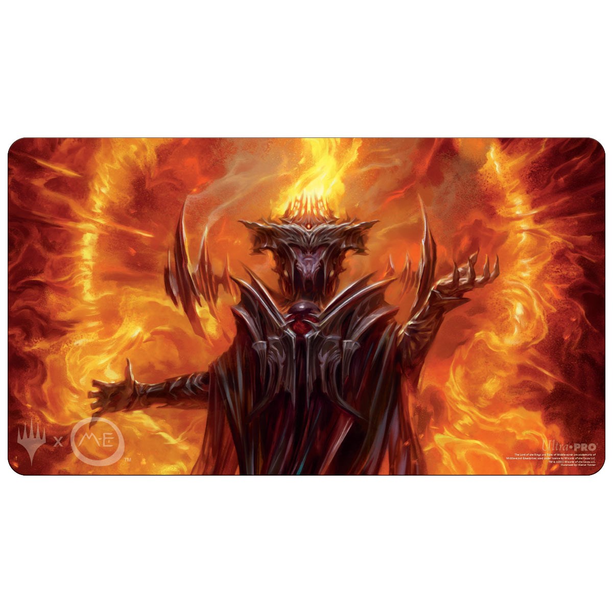 The Lord of the Rings: Tales of Middle-earth Sauron Standard Gaming Playmat  for Magic: The Gathering