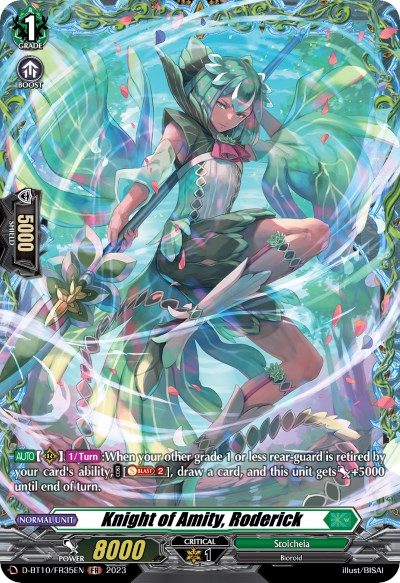 Knight of Amity, Roderick (FR) - Dragon Masquerade - Cardfight Vanguard