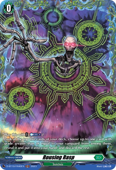 Rousing Rasp (FR) - Dragon Masquerade - Cardfight Vanguard