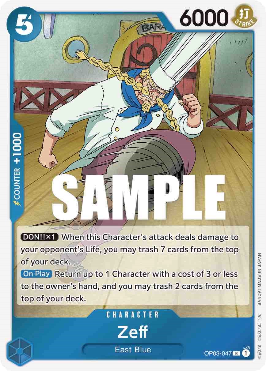 Zeff Pillars of Strength One Piece Card Game