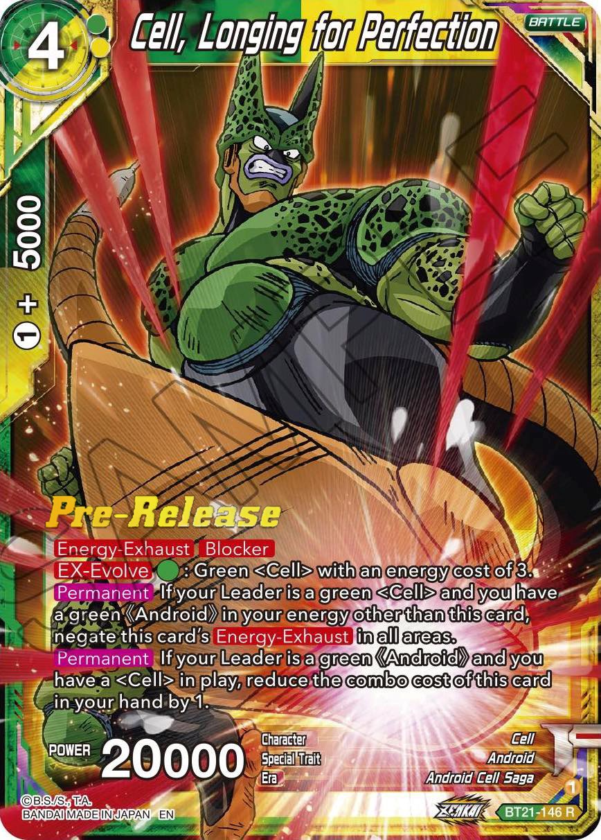 Cell, Longing for Perfection - Wild Resurgence Pre-Release Cards - Dragon  Ball Super: Masters