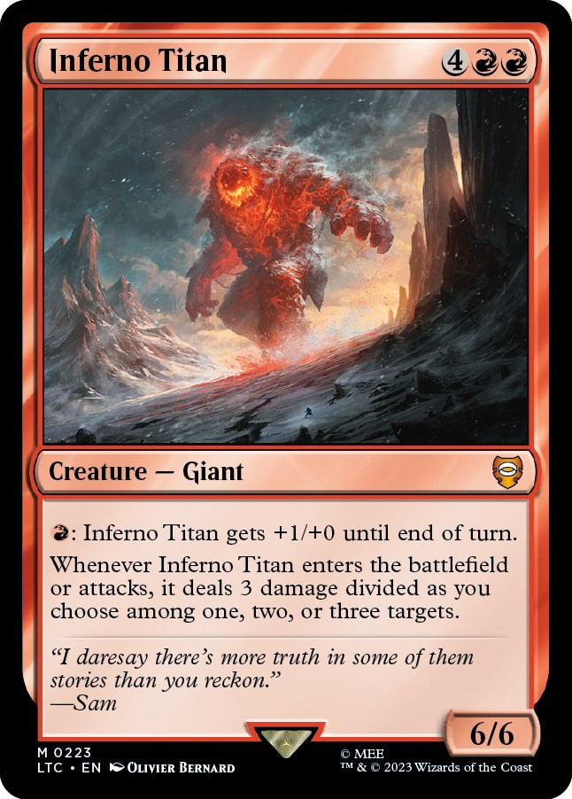 Inferno Titan [Commander Masters]