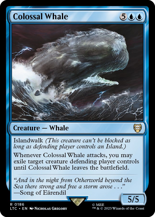 Colossal Whale - Commander: The Lord of the Rings: Tales of Middle ...