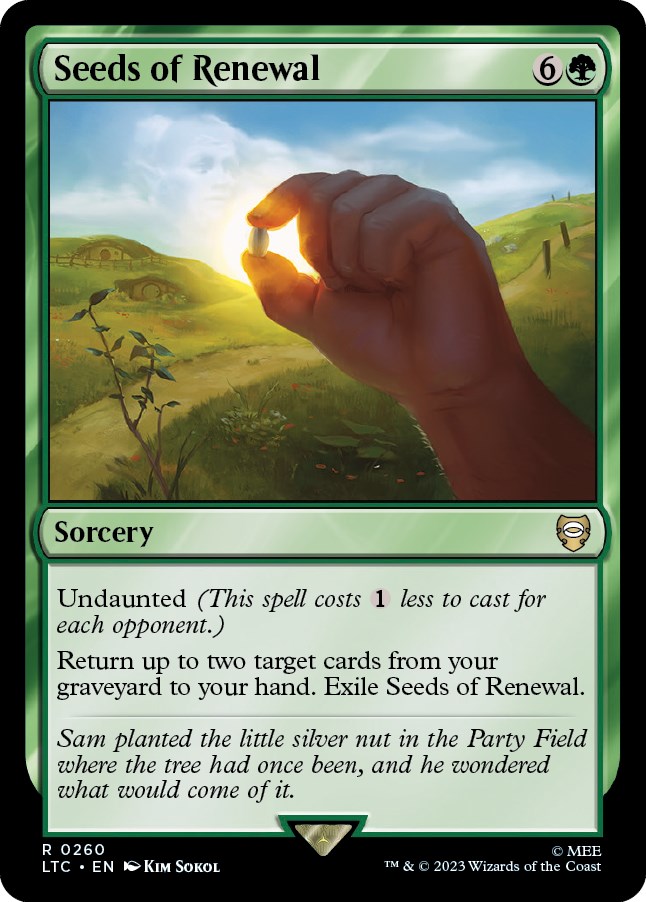 Magic: The Gathering - Scatter The Seeds - Ravnica Set Green Spell Card - View #6