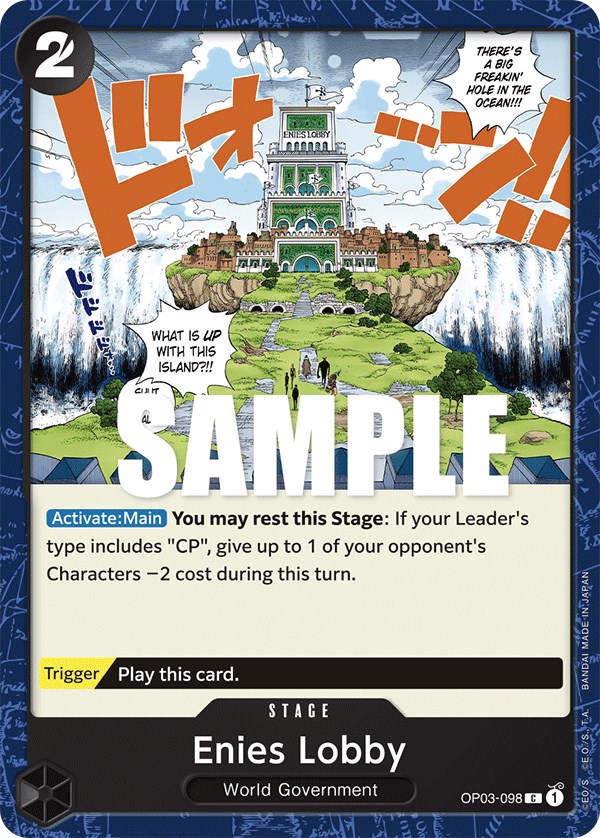 Enies Lobby - Pillars of Strength - One Piece Card Game