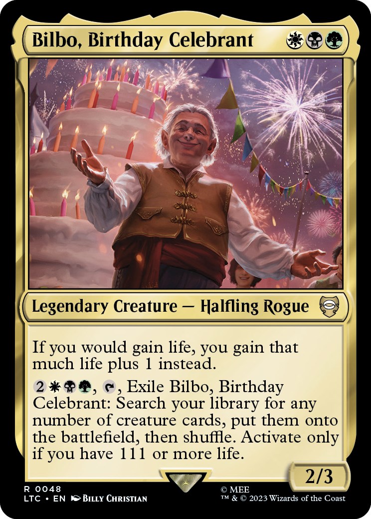 MTG Magic: The Gathering Gollum, Obsessed Stalker LTC NM!