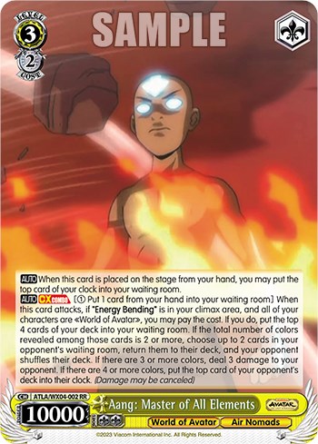 Avatar The Last Airbender Master of Elements TCG Card Game Starter Deck