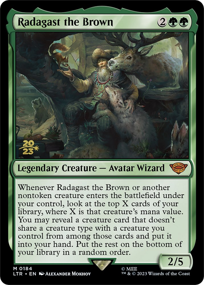 Radagast the Brown Prerelease Cards Magic The Gathering