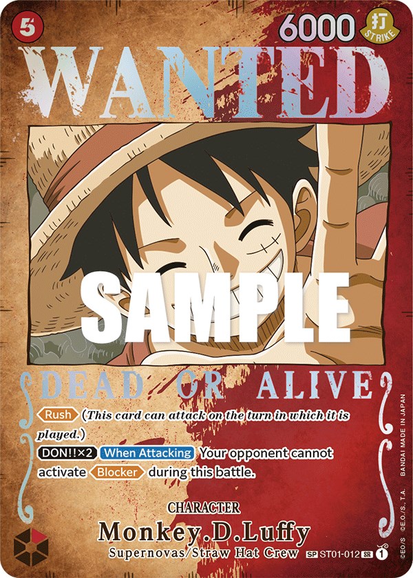 One Piece - Wanted Luffy - Porte clés en métal