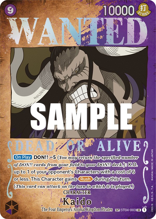 ONE PIECE WANTED KAIDO POSTER – Il Mercato del Fumetto