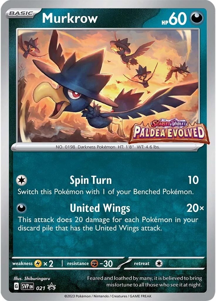 Murkrow card artwork