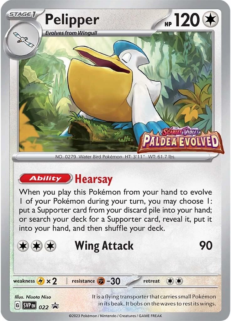 Pelipper card artwork