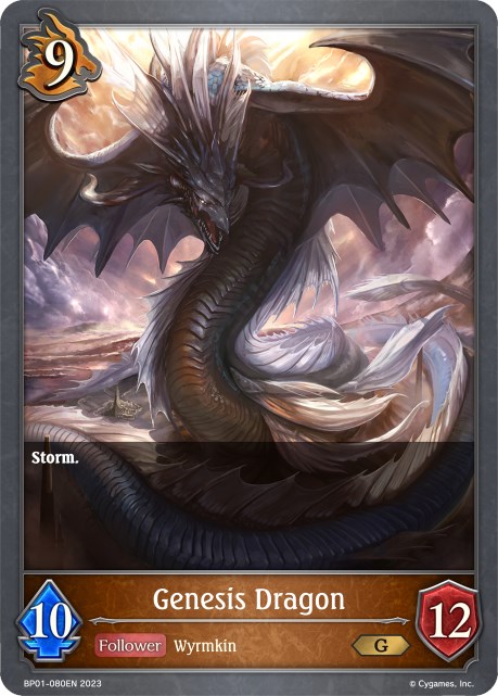 Genesis Dragon - BP01: Advent of Genesis - Shadowverse: Evolve