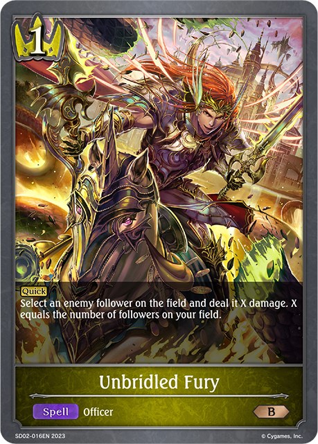 Shadowverse Evolve Starter Deck: Blade of Resentment - SD02: Blade of Resentment (SD02)