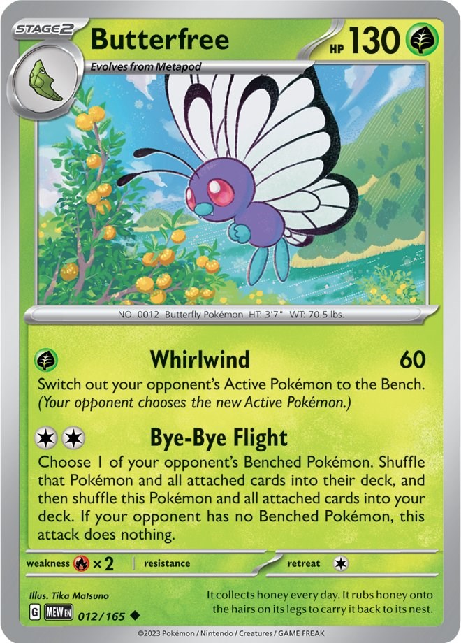 Mega Caterpie Card