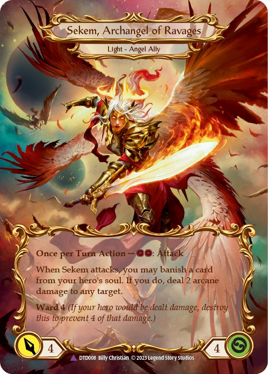 Figment of Ravages // Sekem, Archangel of Ravages (Marvel