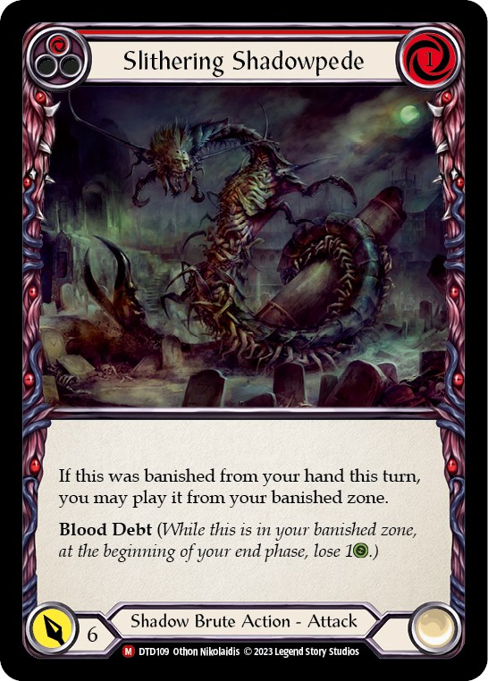 Slithering Shadowpede - Dusk till Dawn - Flesh and Blood TCG