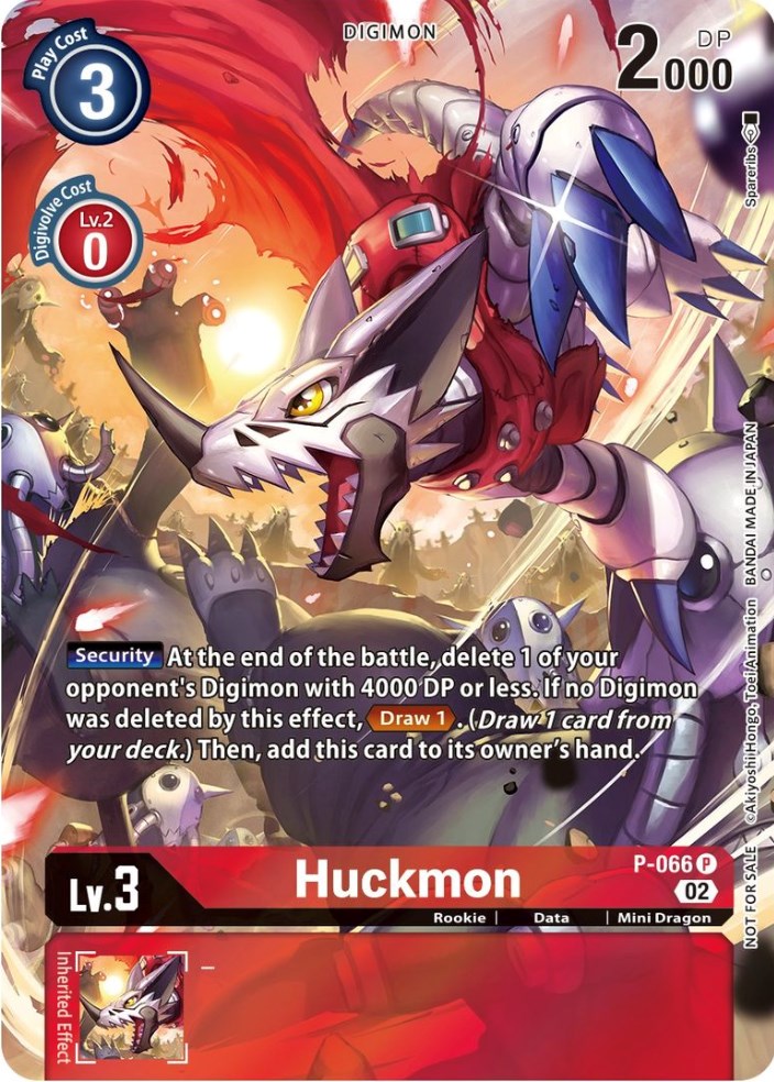 Huckmon - P-066 (Official Tournament Pack Vol.10) - Digimon Promotion ...