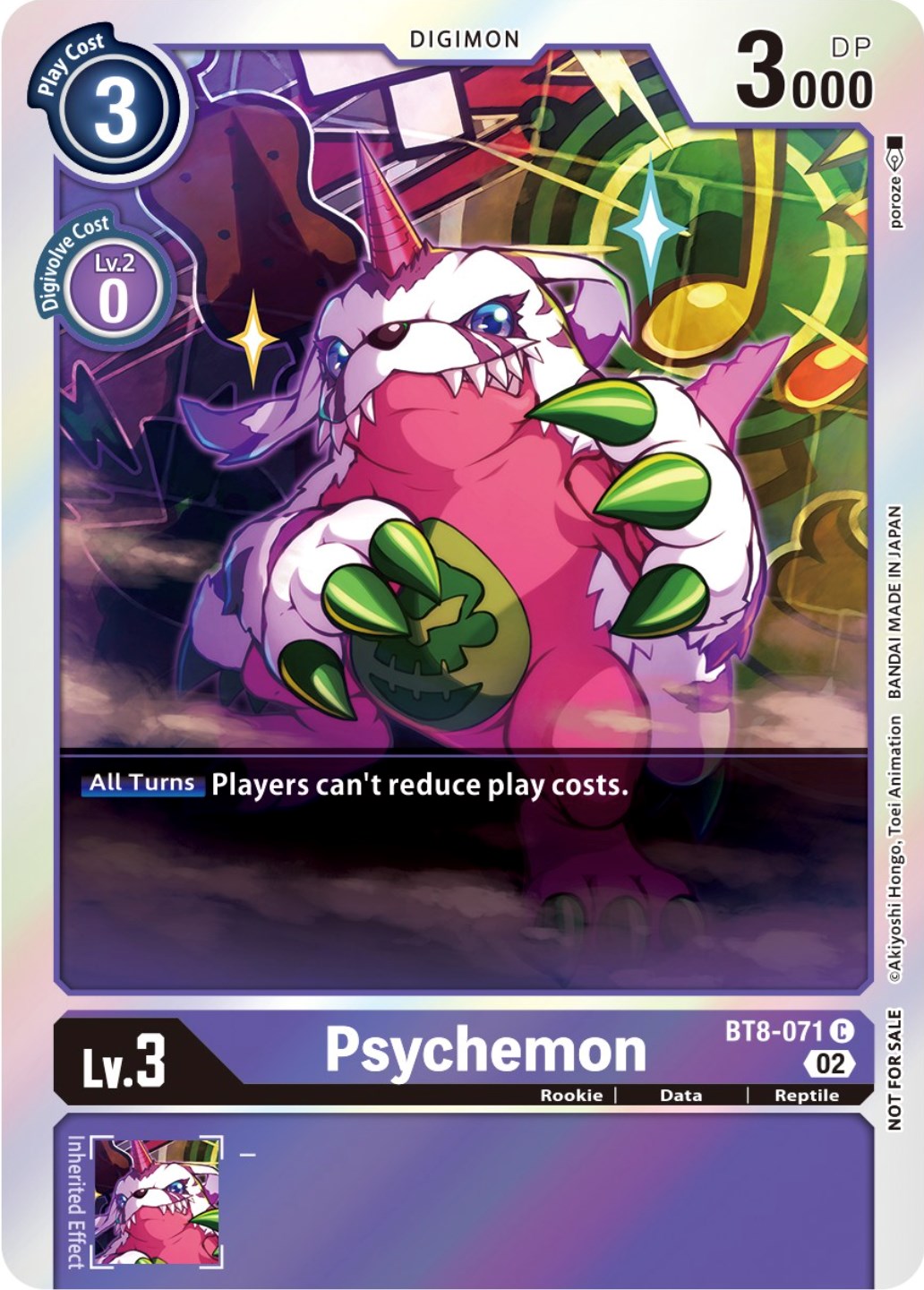 Psychemon Slams in to Digimon Masters