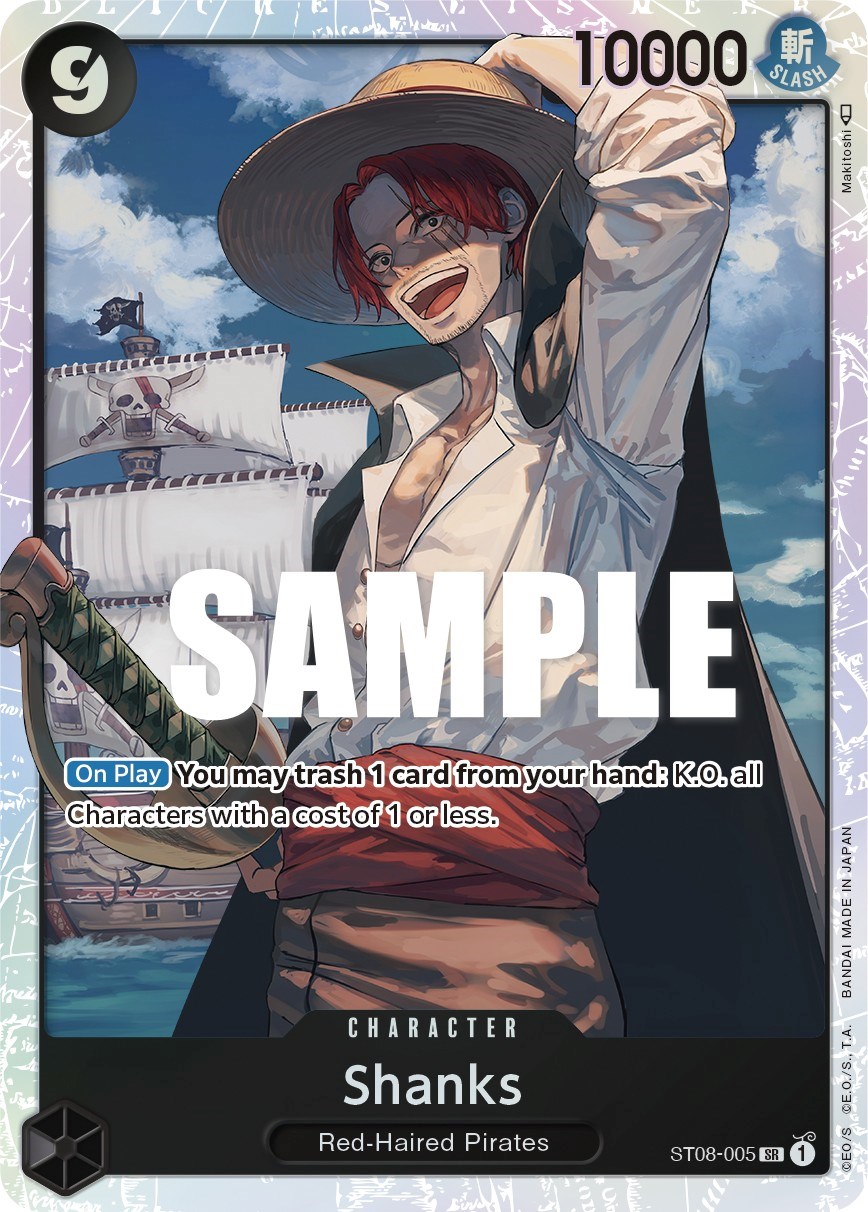 Shanks One Piece Tcg Shanks - Starter Deck 8: Monkey.D.Luffy - One Piece Card Game