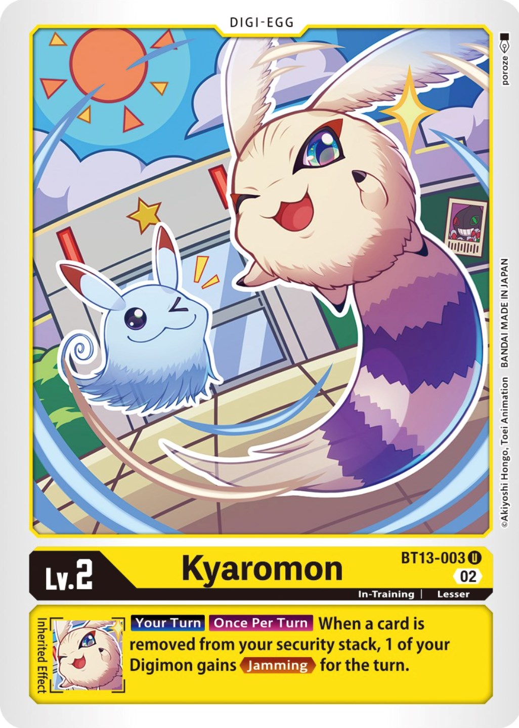 Kyaromon - Versus Royal Knights - Digimon Card Game