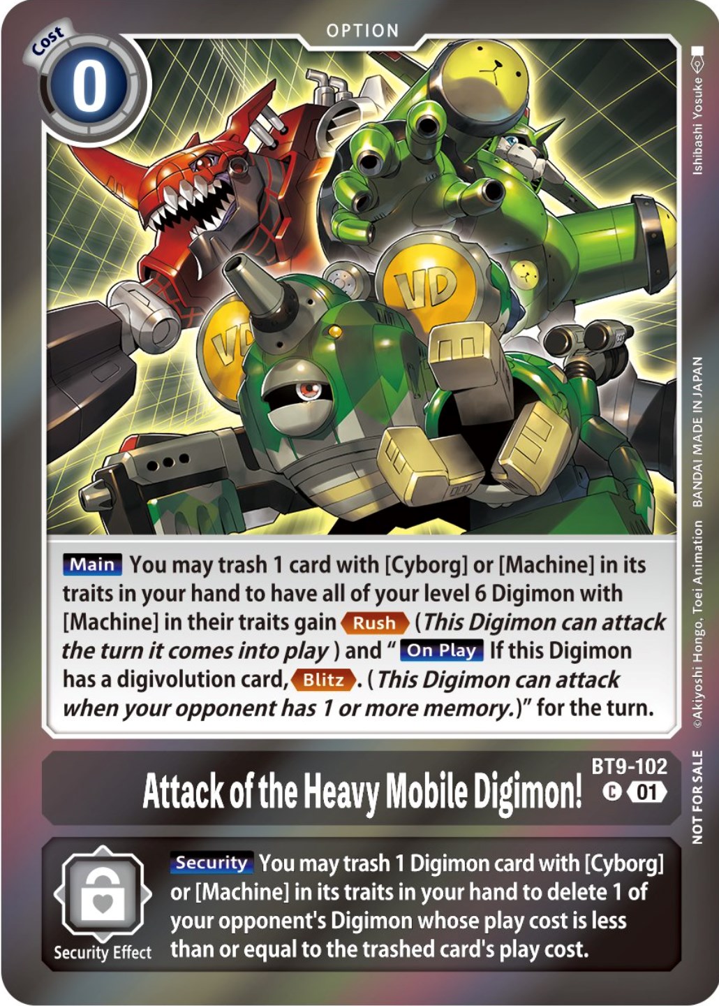 Attack of the Heavy Mobile Digimon! (Event Pack 5) - X Record - Digimon  Card Game