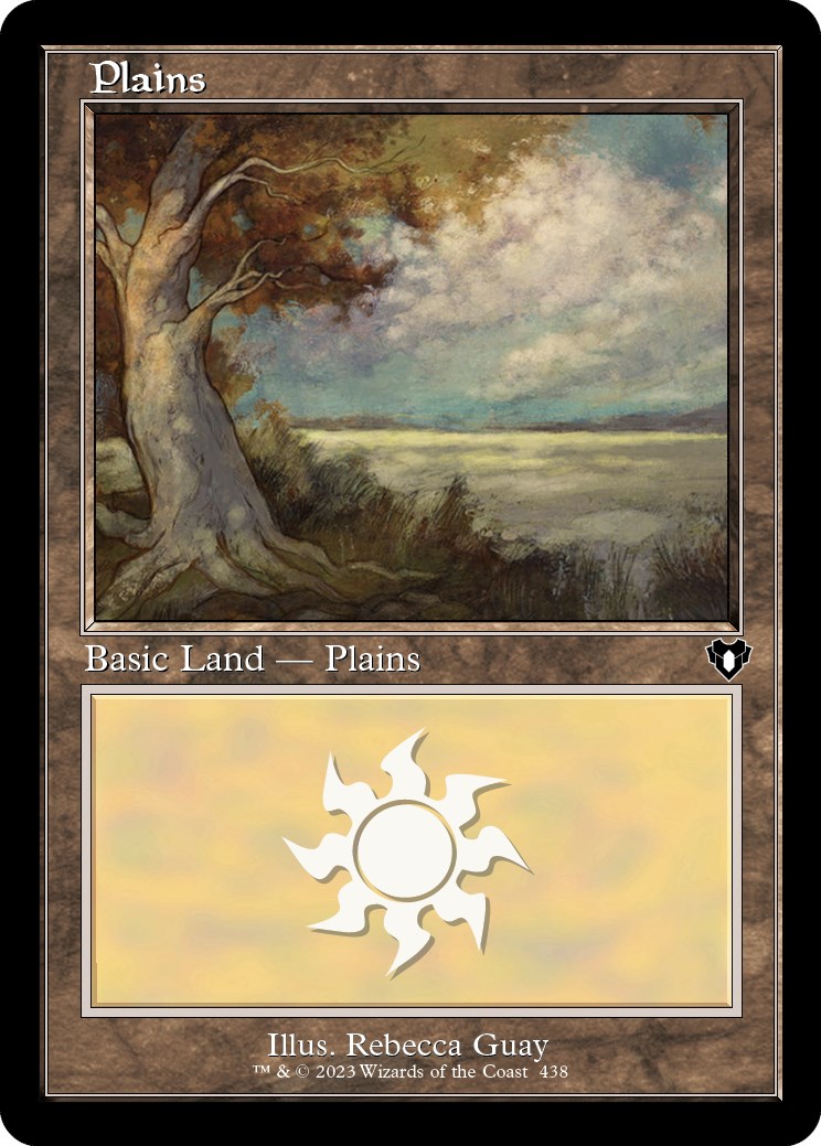 Plains (438) (Retro Frame) - Commander Masters - Magic: The Gathering