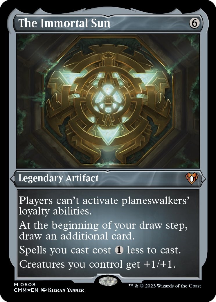 The Immortal Sun (Foil Etched) Commander Masters Magic The Gathering