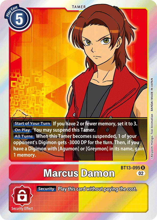 Marcus Damon - Versus Royal Knights - Digimon Card Game