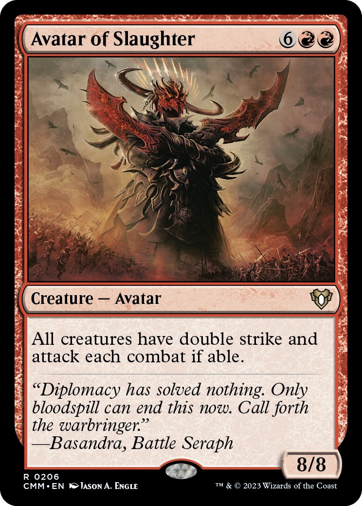 Avatar of Slaughter - Commander Masters - Magic: The Gathering