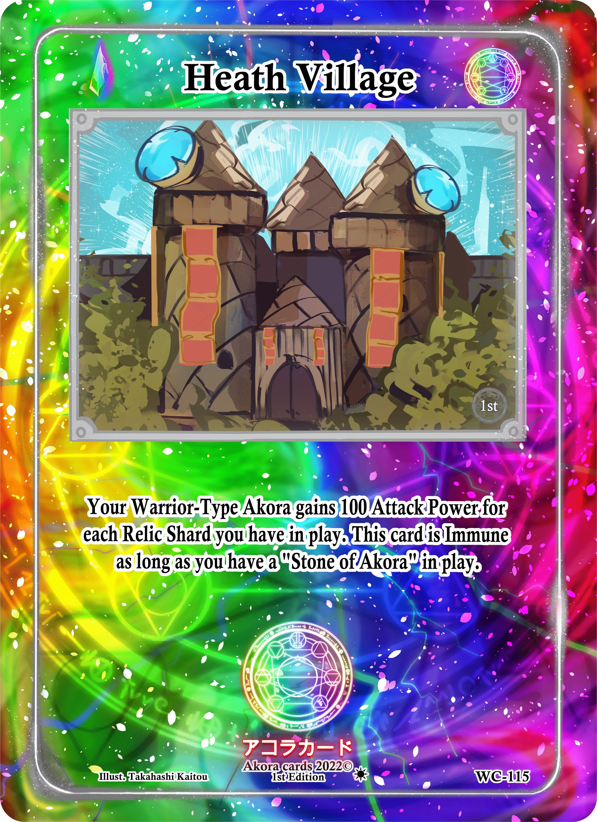 Heath Village Warped Crusaders [1st Edition] Akora TCG