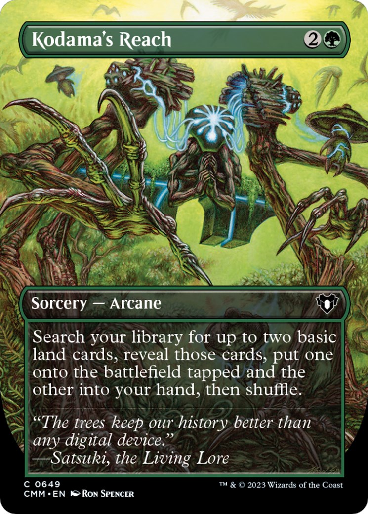 Kodama S Reach Borderless Commander Masters Magic The Gathering   504530 