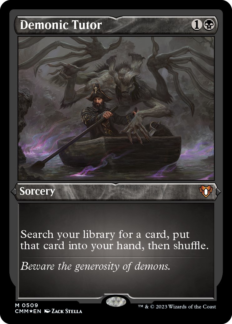 Demonic Tutor (Foil Etched)