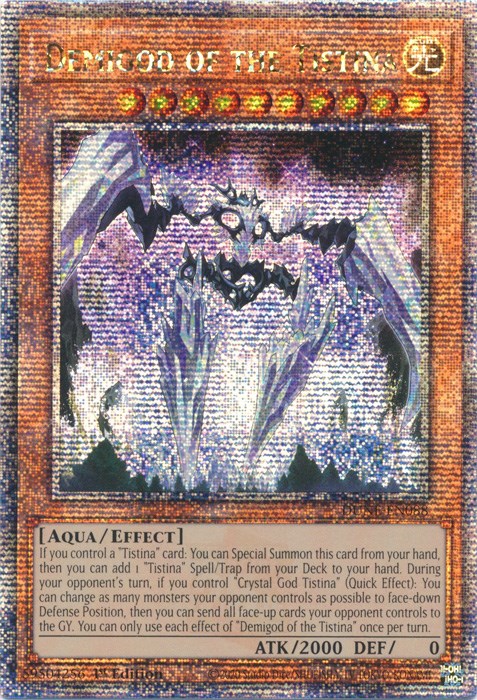 Demigod of the Tistina (Quarter Century Secret Rare) - Duelist Nexus ...