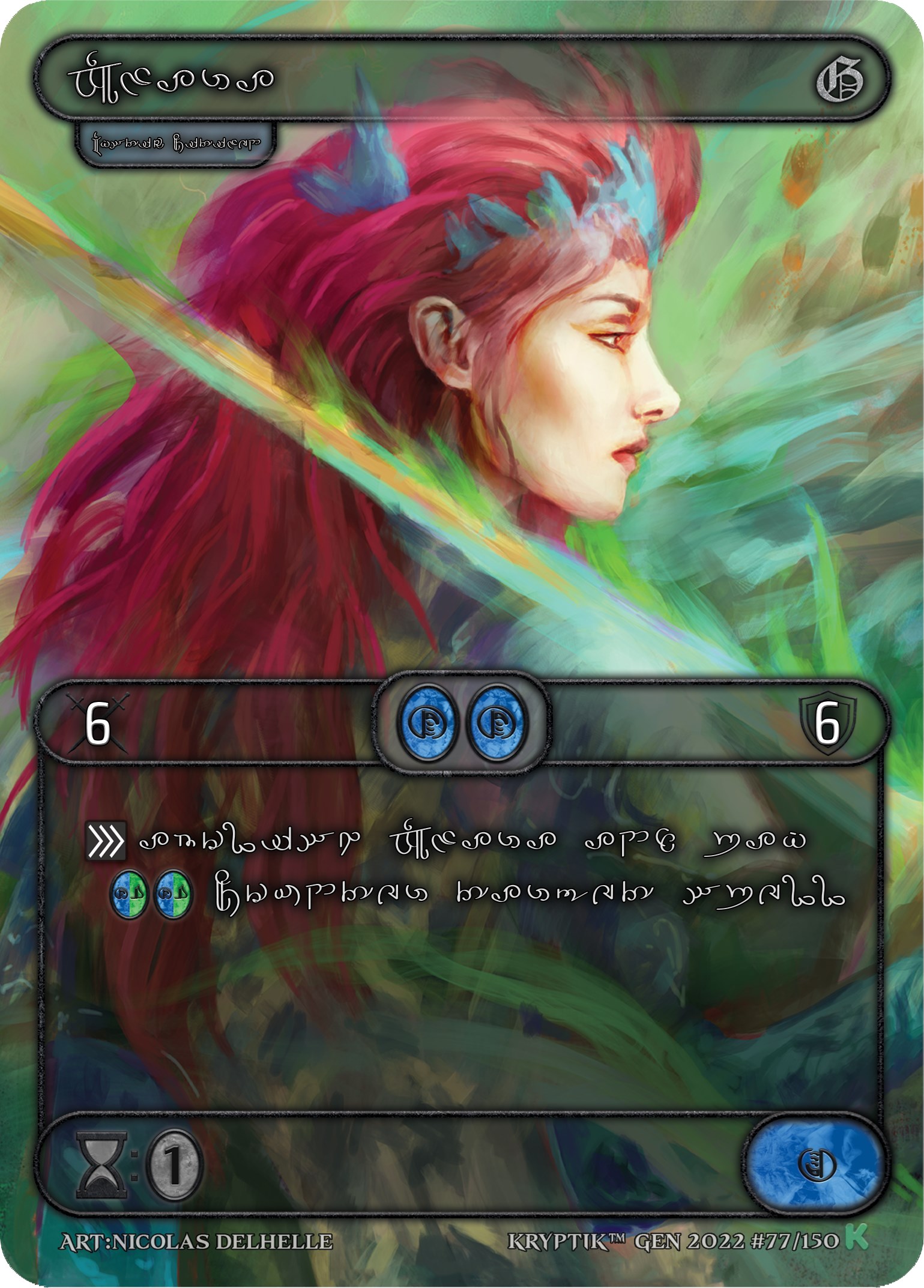 Ozara (Silver Kryptik Language) - Genesis [Kickstarter] - Kryptik TCG