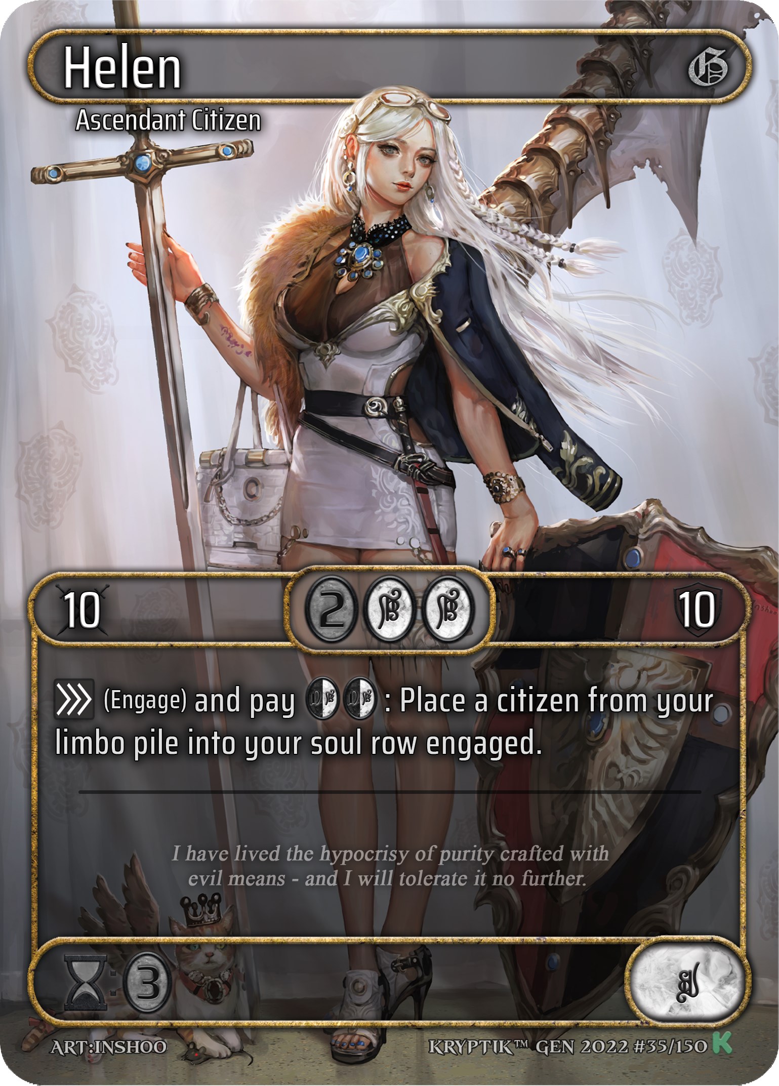 Helen (Box Topper) - Genesis [Kickstarter] - Kryptik TCG