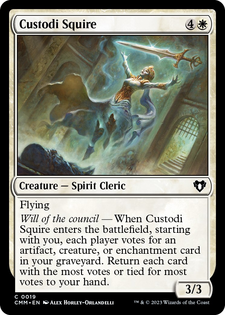 Custodi Squire - Commander Masters - Magic: The Gathering