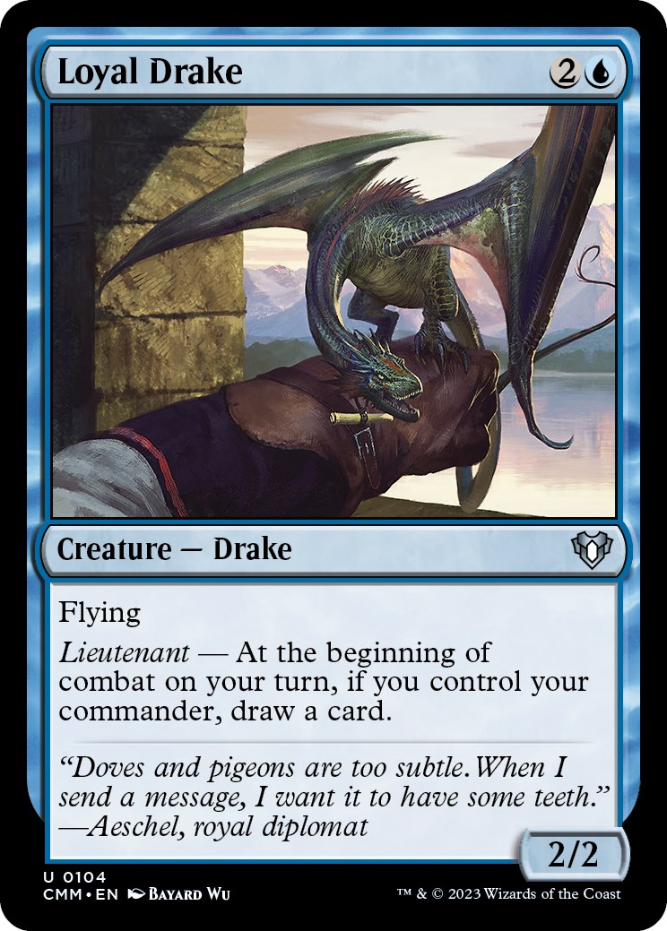 Loyal Drake - Commander Masters - Magic: The Gathering